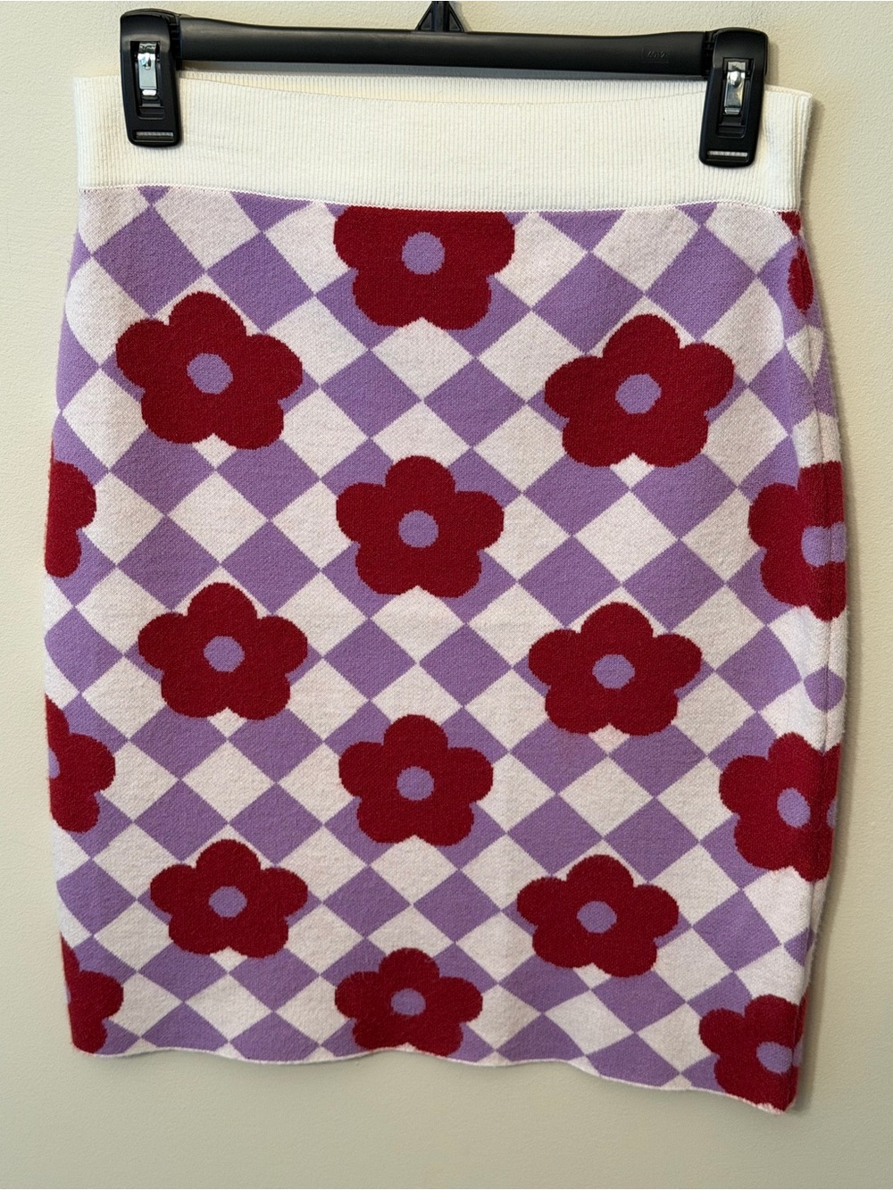 Maeve by Anthropology Sweater Skirt size small floral
